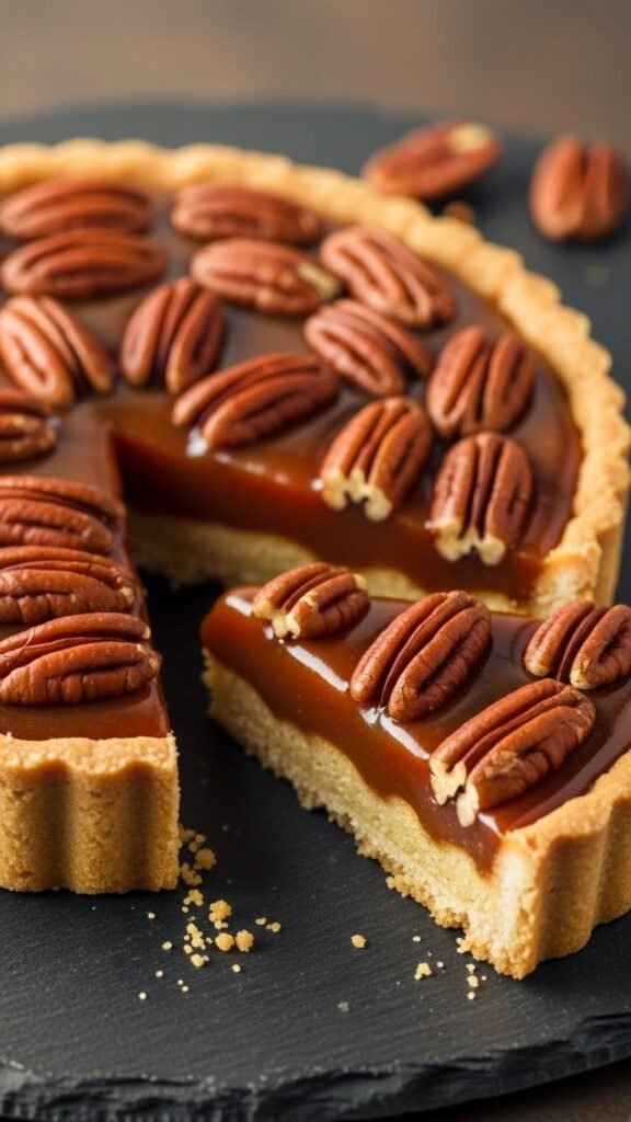 Salted Caramel Pecan Tart