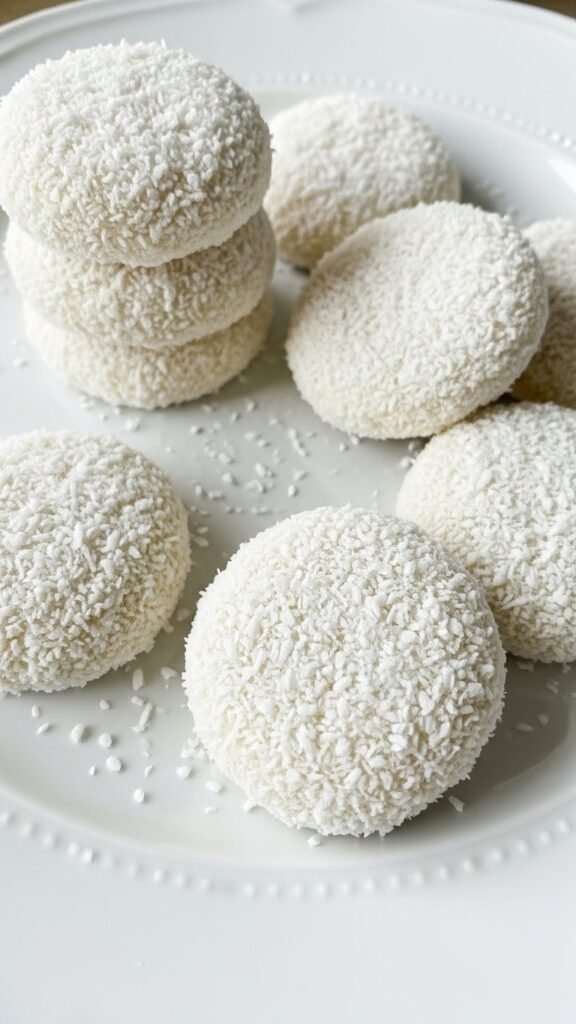Coconut Snowball Cookies