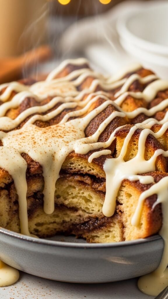 Cinnamon Roll Bread Pudding