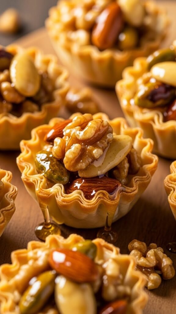 Pistachio Honey Baklava Cups