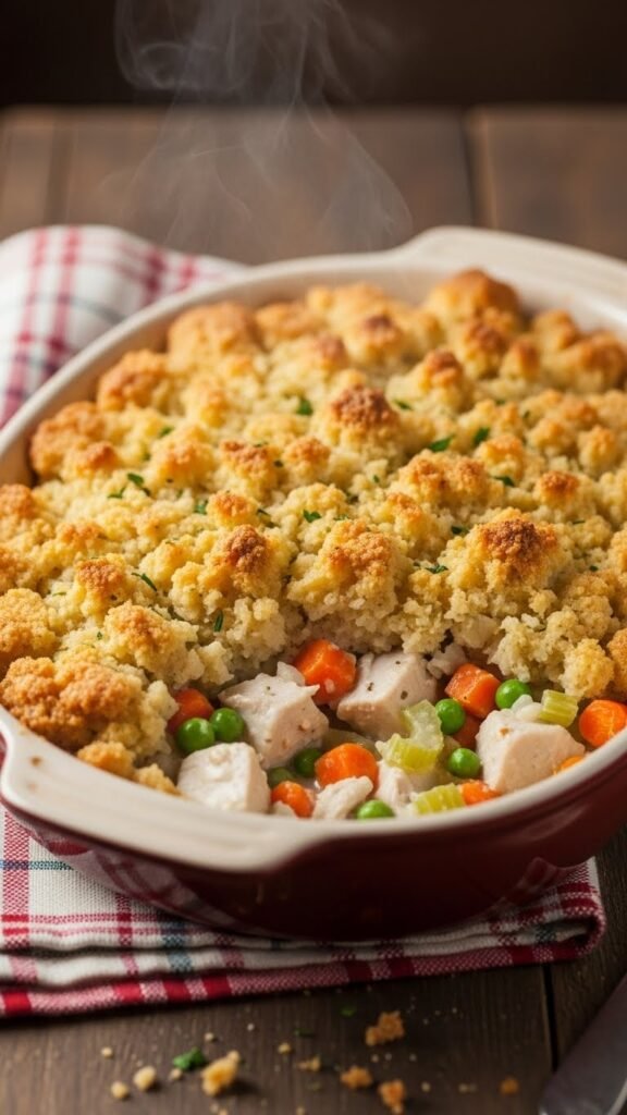 Chicken Stuffing Bake