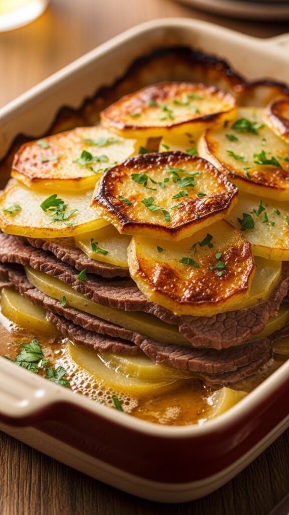 Irish Beef and Potato Hotpot