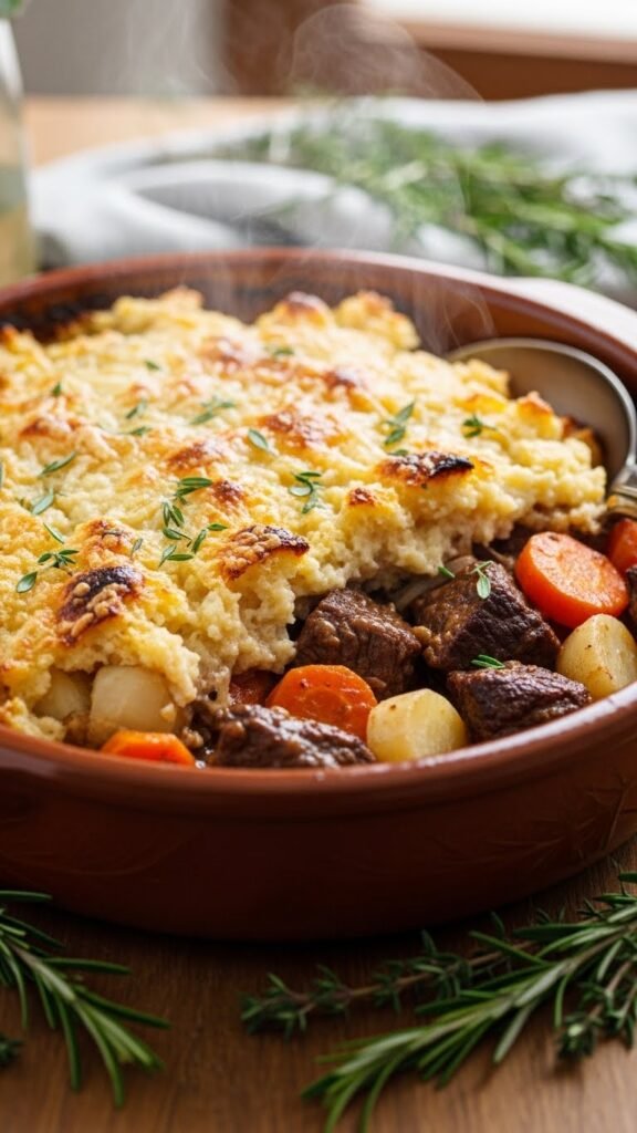 Irish Beef and Parsnip Bake