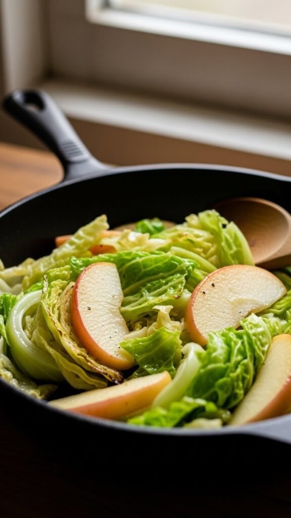 Braised Cabbage with Apples