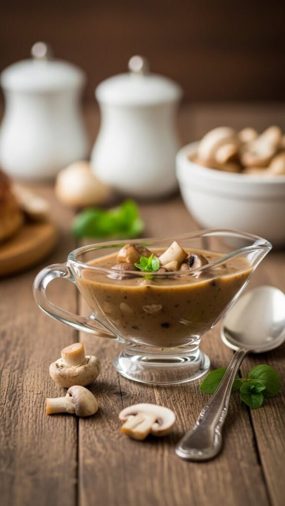 Irish Mushroom and Onion Gravy