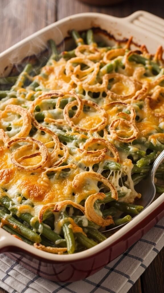 Green Bean Cheddar Casserole