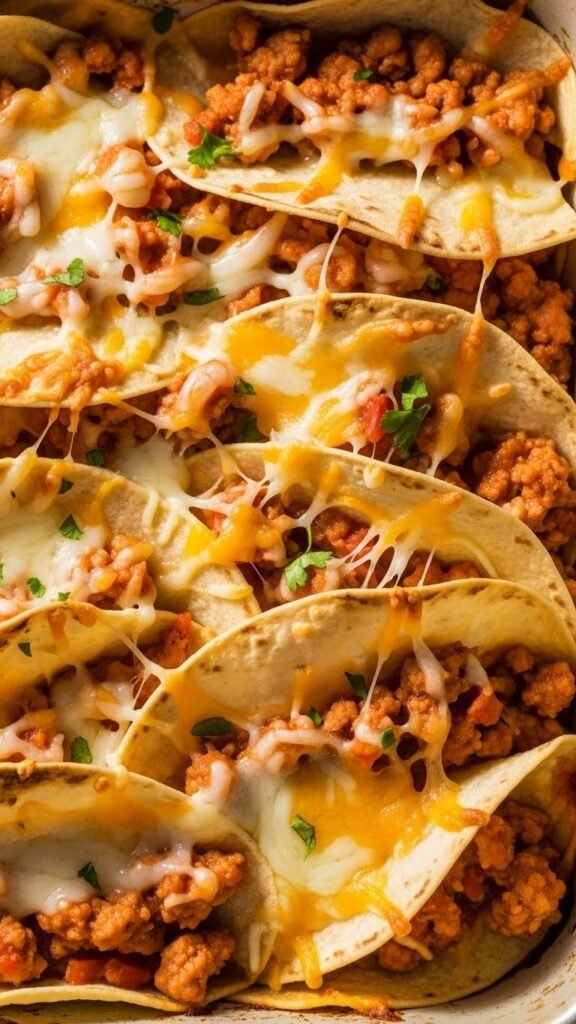 Cheesy Turkey Enchilada Casserole