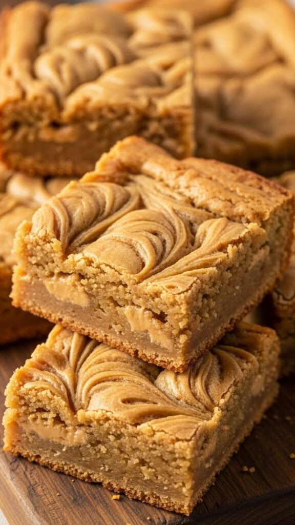 Peanut Butter Blondies