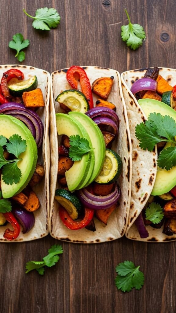 Smoky Roasted Vegetable Tacos