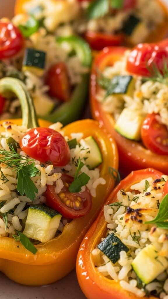 Vegan Stuffed Bell Peppers