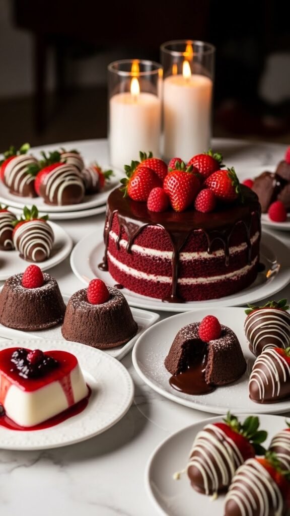 Valentines Day Red Desserts