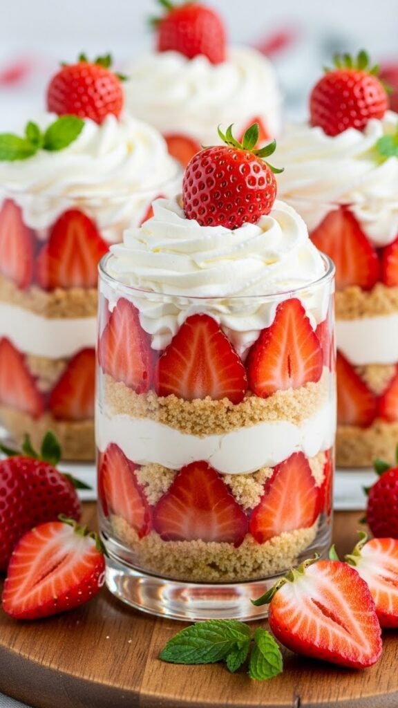 Strawberry Shortcake Cups