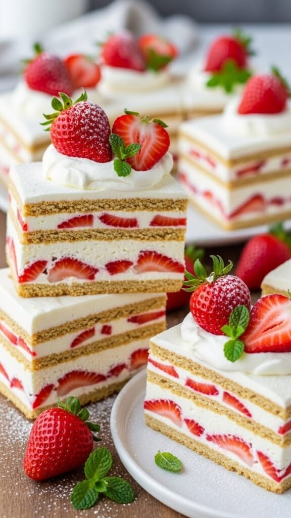 Strawberry Icebox Cake