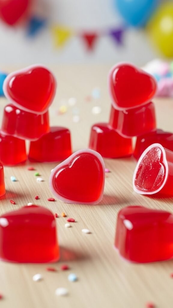 Heart Jelly Cups