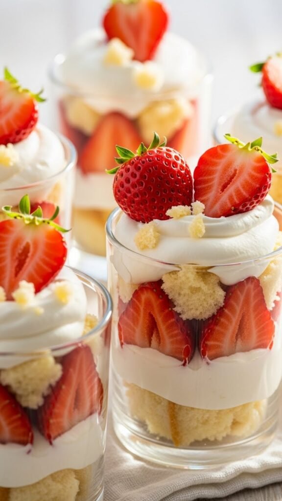 Strawberry Shortcake Cups