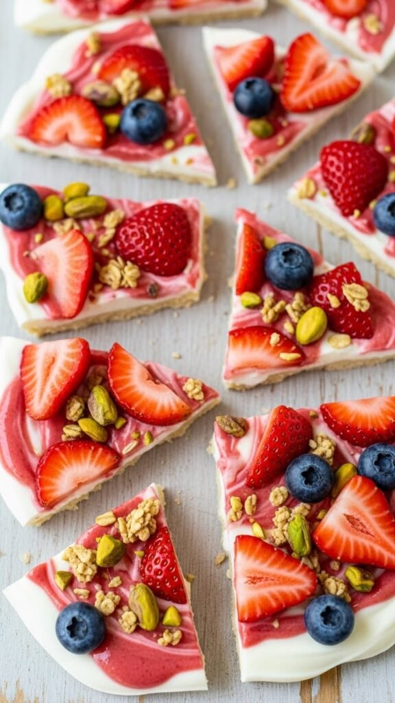 Strawberry Yogurt Bark