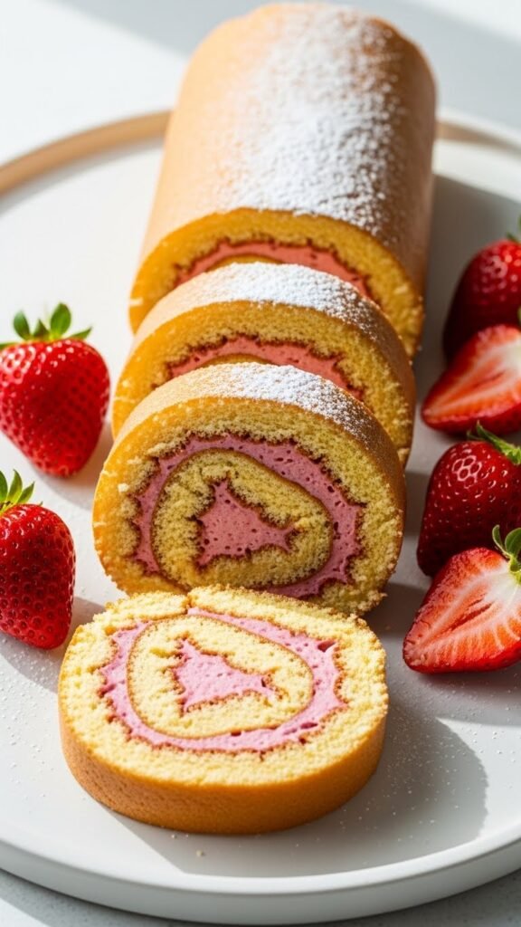 Strawberry Cream Roll