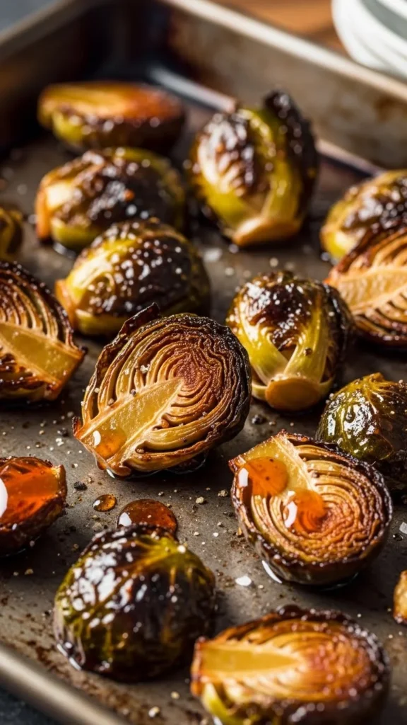 Maple-Roasted Brussels Sprouts
