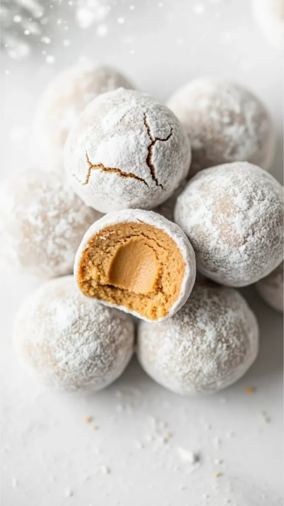 Peanut Butter Snowballs