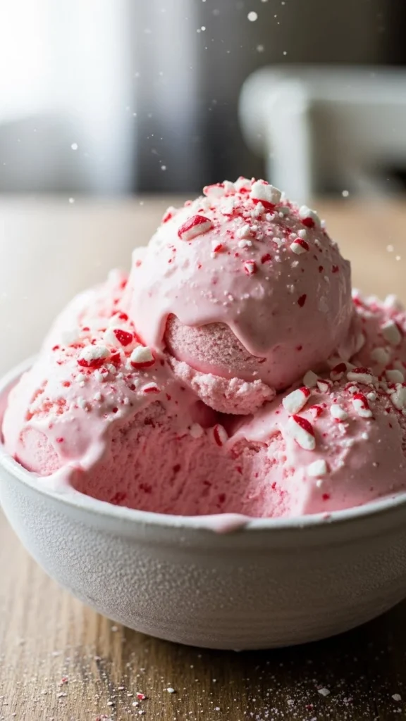 Peppermint Crunch Ice Cream
