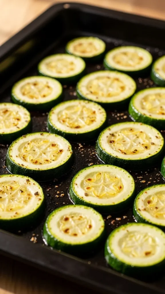 Roasted Zucchini Rounds