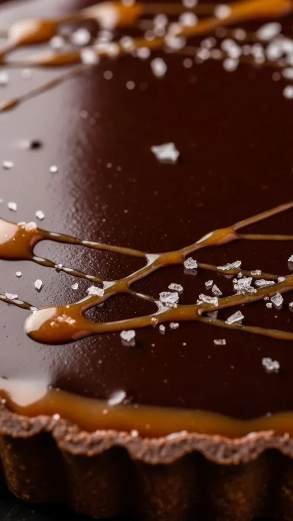 Salted Caramel Chocolate Tart