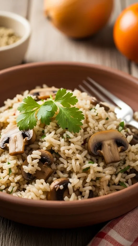Savory Mushroom Rice
