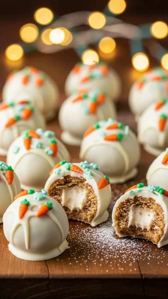 Spiced Carrot Cake Truffles