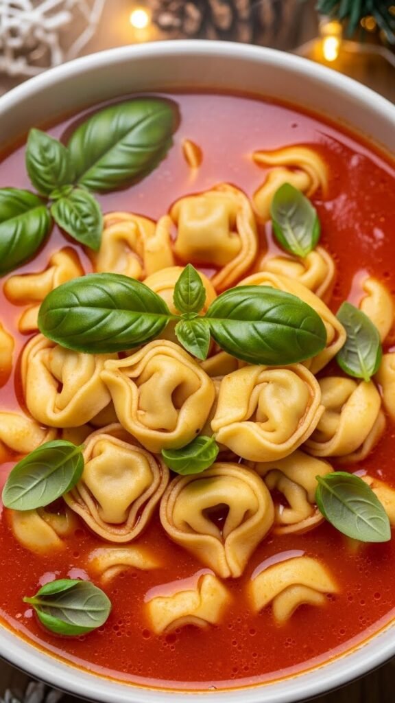 Tomato Tortellini Soup