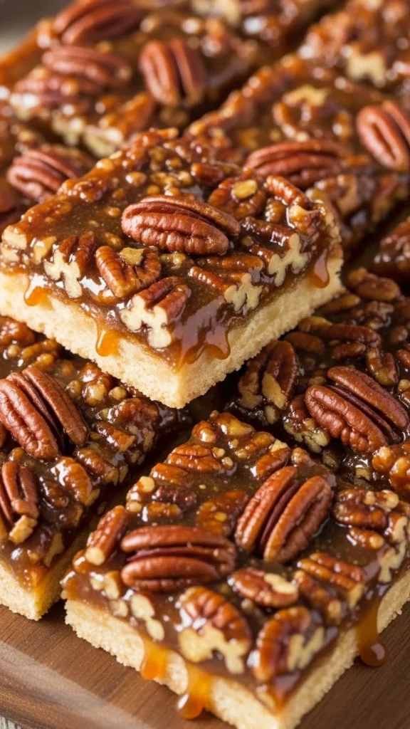 Vegan Pecan Pie Bars