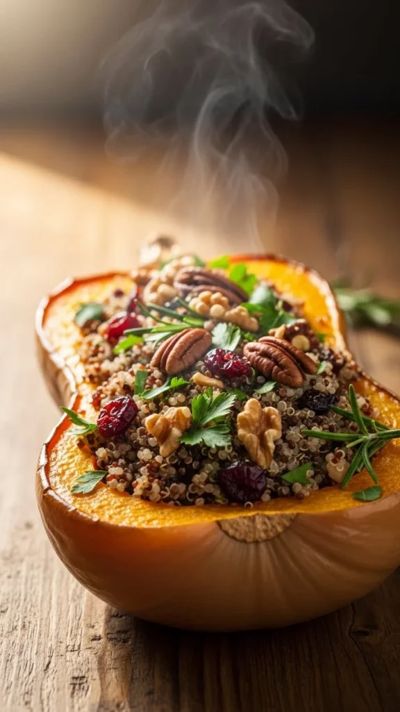  Vegan Stuffed Butternut Squash