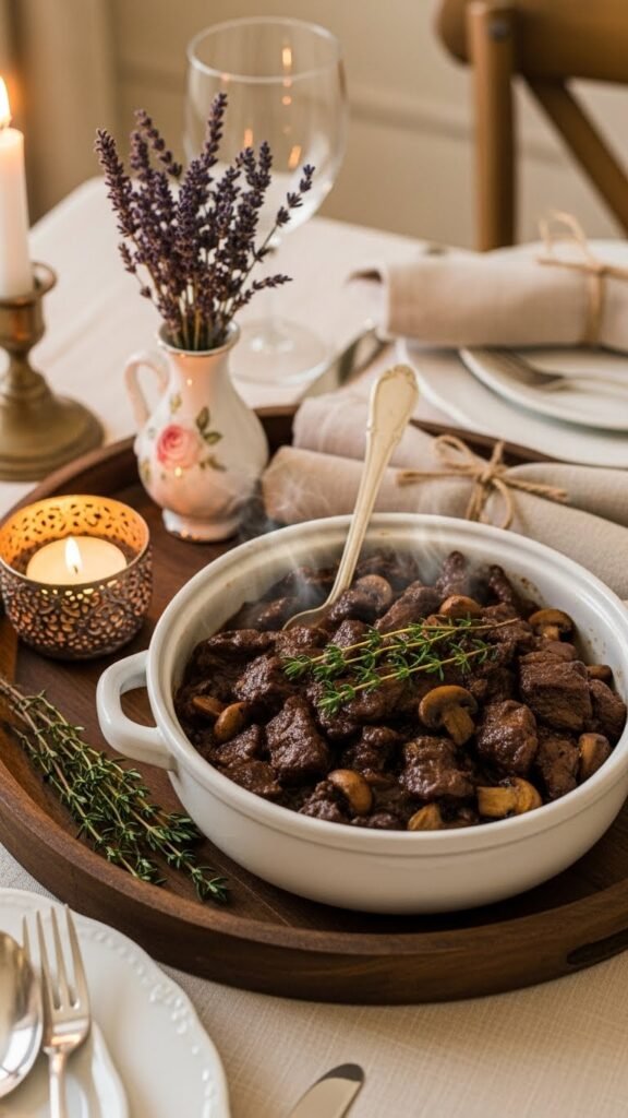 Beef and Mushroom Farmhouse Casserole