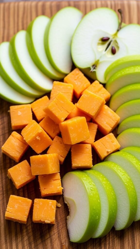 Cheddar & Apple Snack Platter