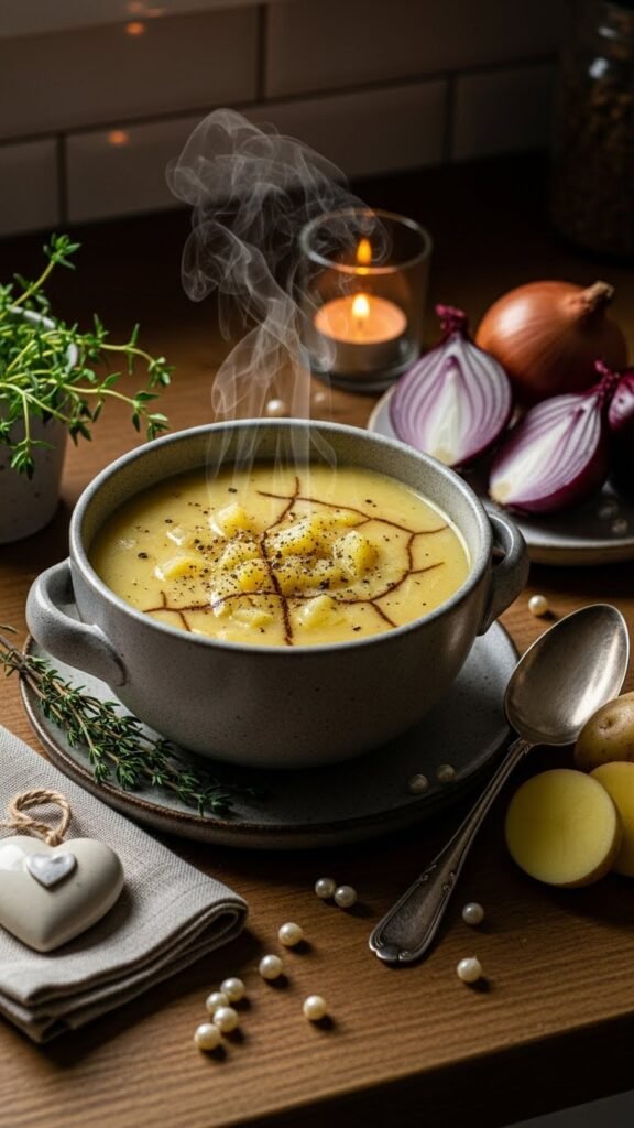 Classic Irish Potato and Onion Soup