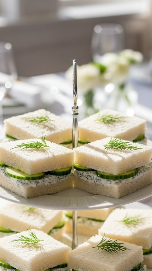 Cucumber Tea Sandwich Platter