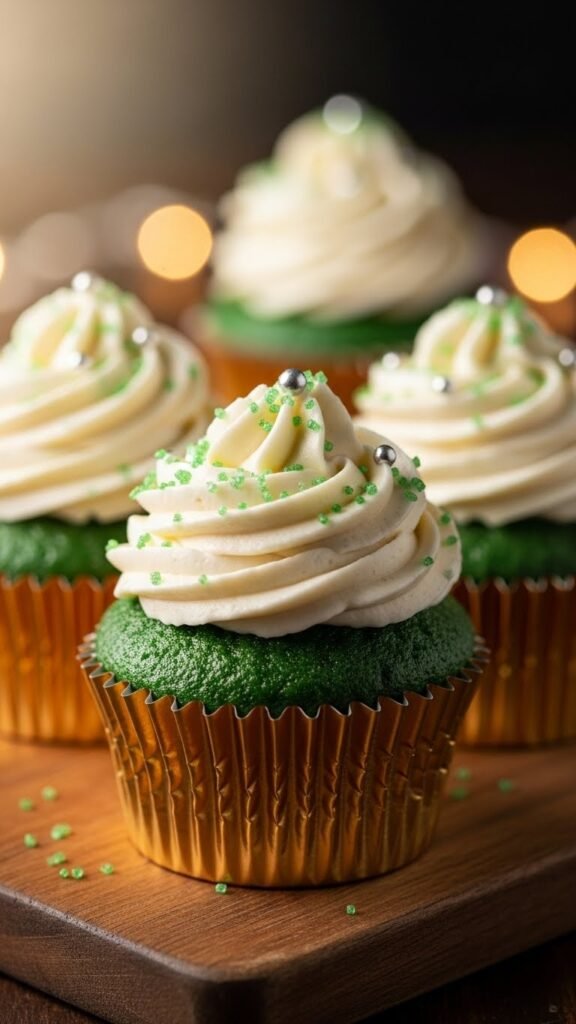 Green Velvet Cupcakes