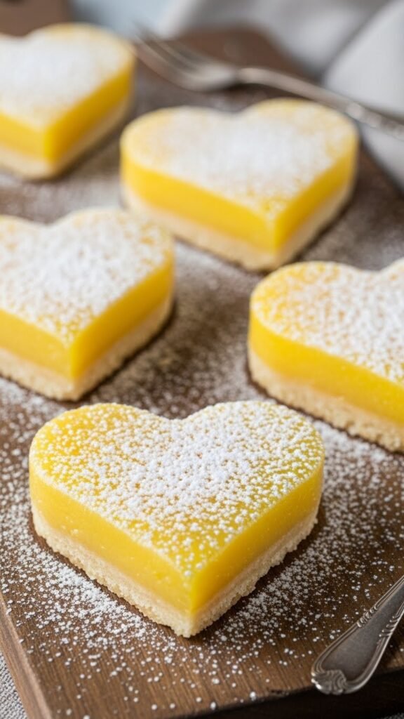  Heart Lemon Bars