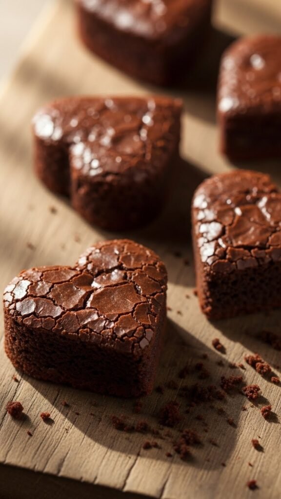 Heart Chocolate Brownies