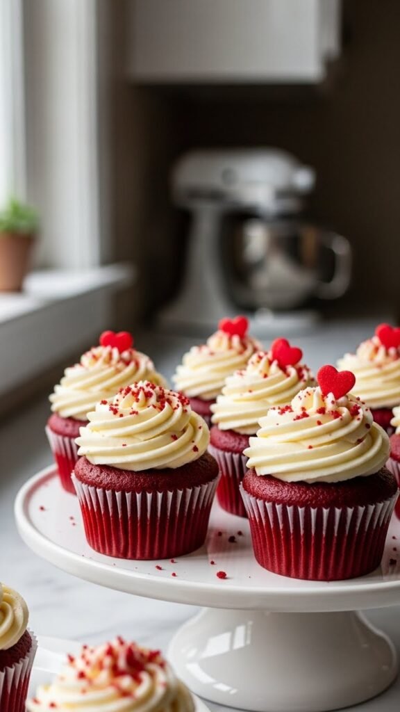 Classic Red Velvet Cupcakes