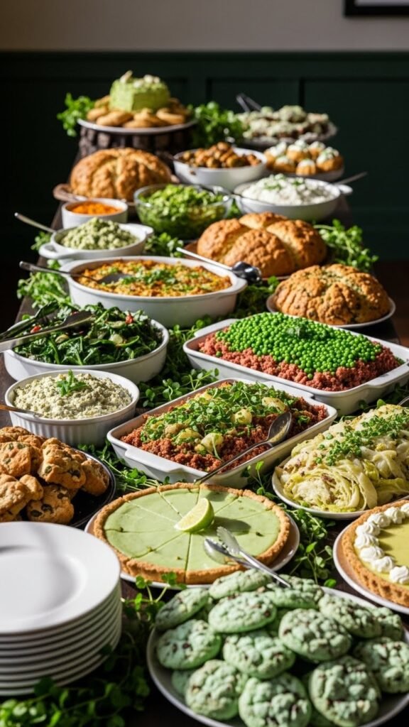 St Patrick’s Day Buffet Food