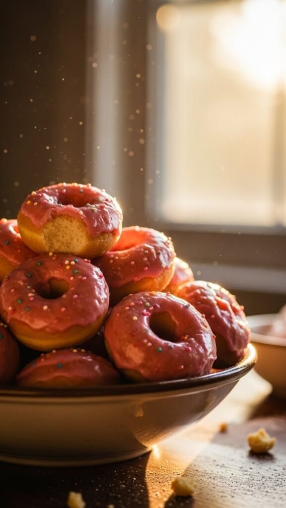 Strawberry Donut Holes
