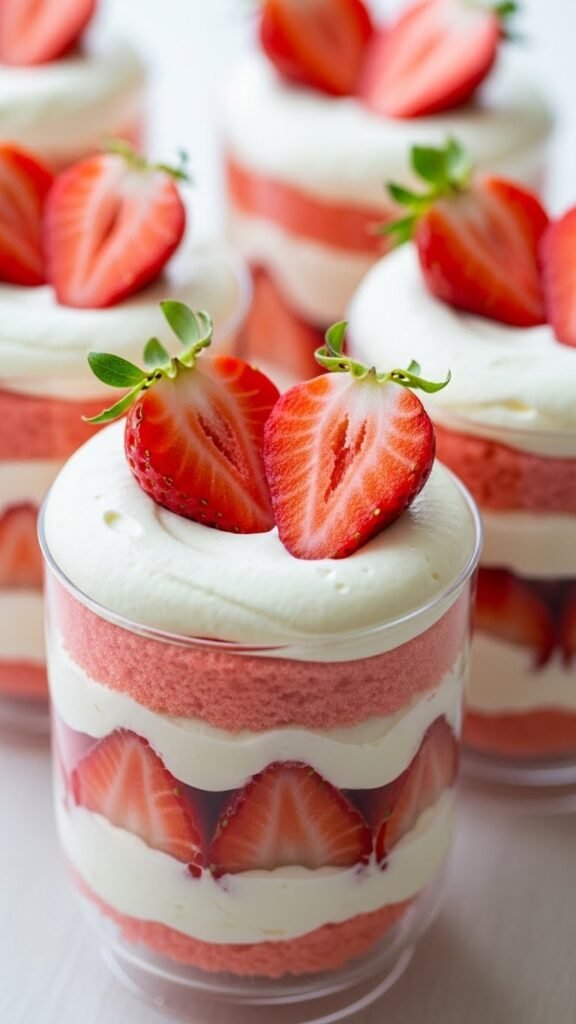 Strawberry Shortcake Cups