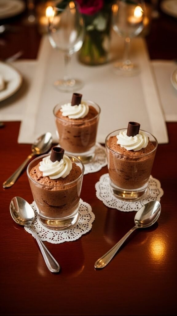 Chocolate Mousse for Two
