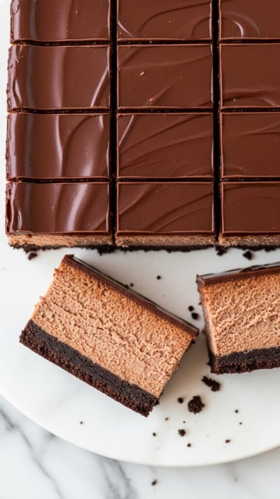Chocolate Cheesecake Bars