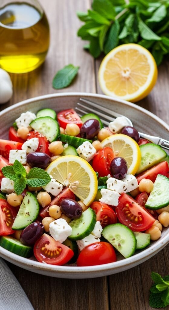 Mediterranean Chickpea Salad