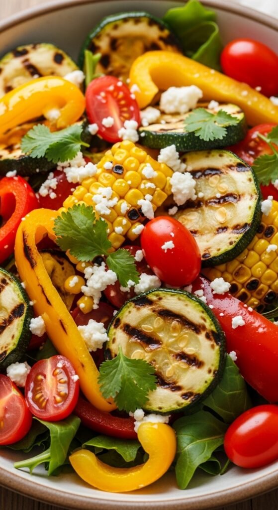 Mexican Grilled Veggie Salad