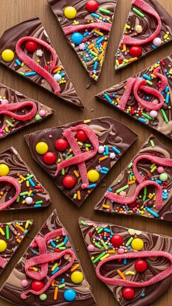 Red Chocolate Bark