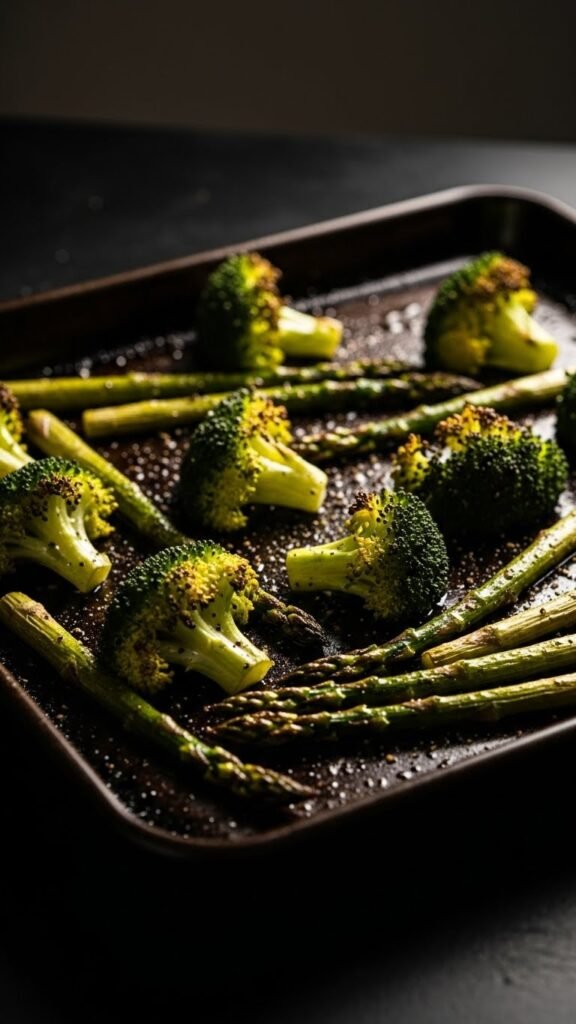 Roasted Green Vegetable Platter