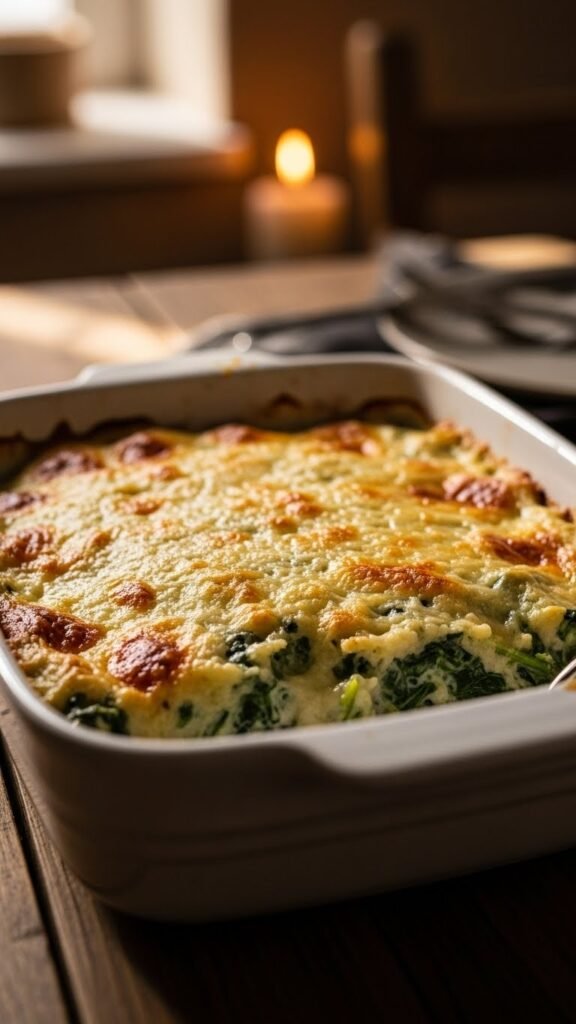 Spinach and Cheese Casserole