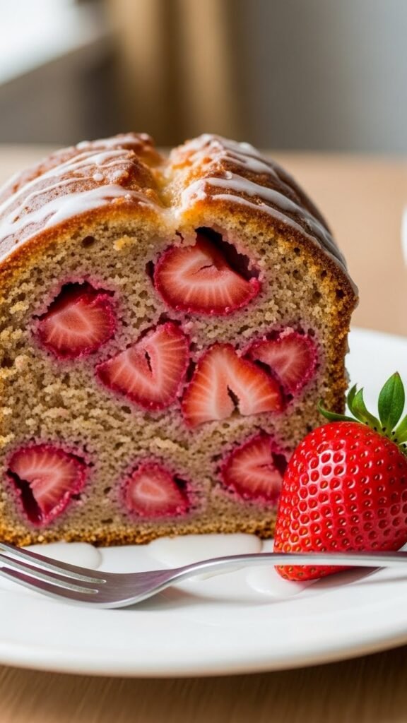 Strawberry Pound Cake